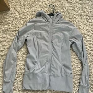 NWOT lululemon athletica Light Gray Hooded Jacket